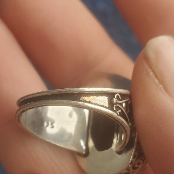 New Rough Tourmaline 925 Silver Ring. - Picture 15 of 16